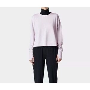 $68 Sweaty Betty After class crop sweater size medium